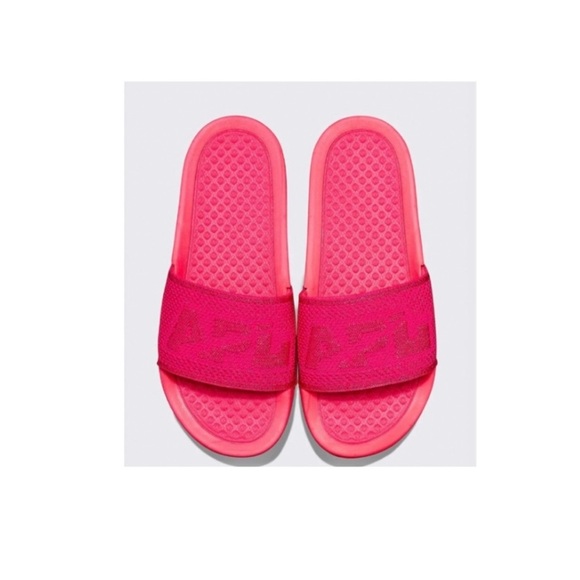 APL Women's Techloom Slide in Neon Hot Pink. - Picture 1 of 9